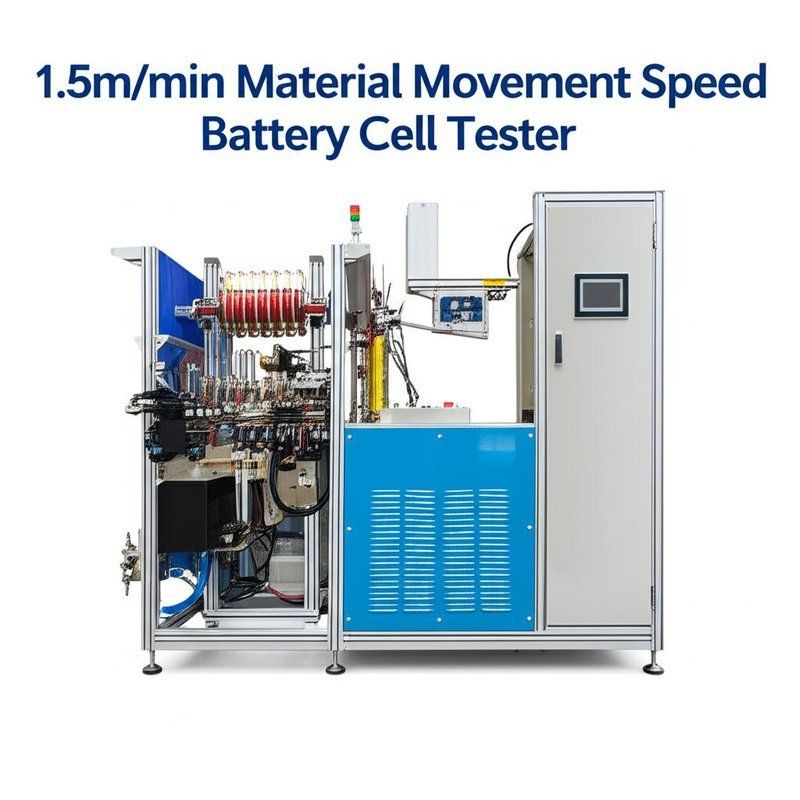 1.5m/min Material Movement Speed Battery Cell Tester Includes After-Sales Service and Free Spare Parts